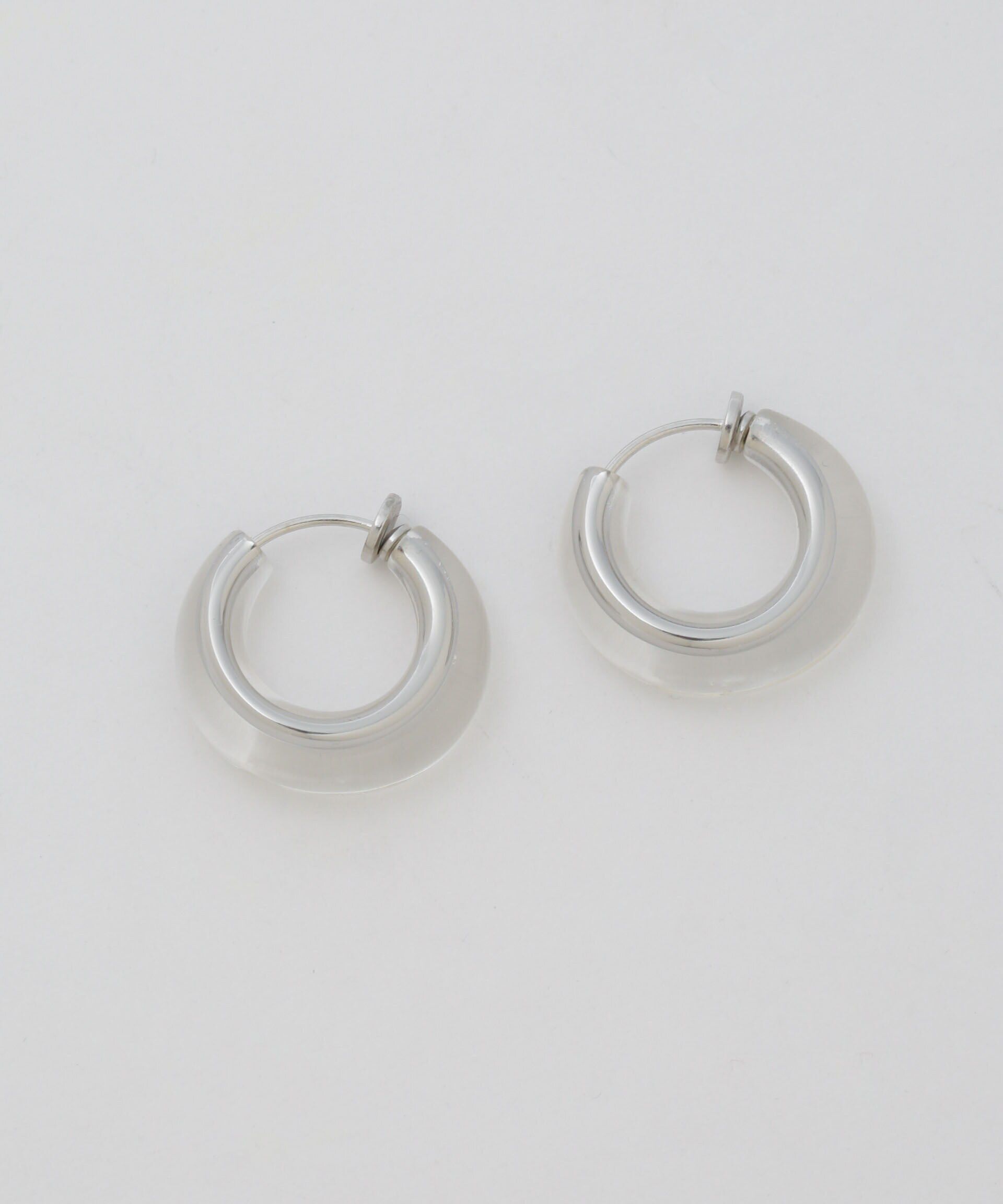 nano･universe「クリアフープピアス」|ピアス|