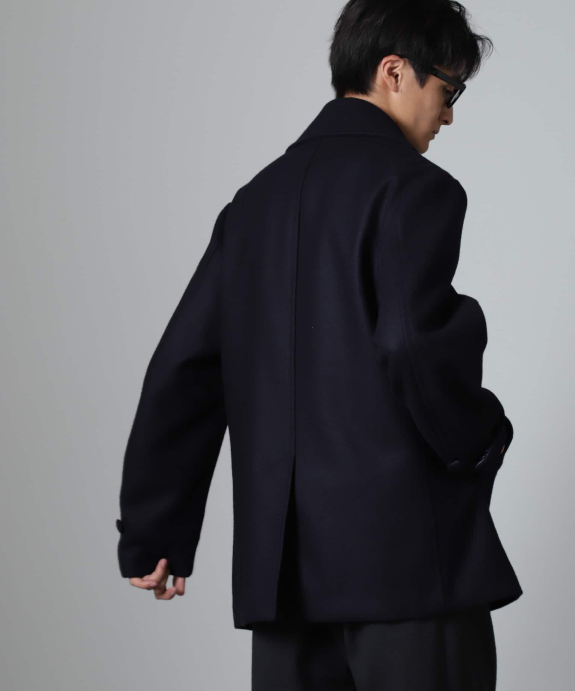 nano･universe「ハードプレスメルトンボルドフィットメルトンピーコート」|その他|
