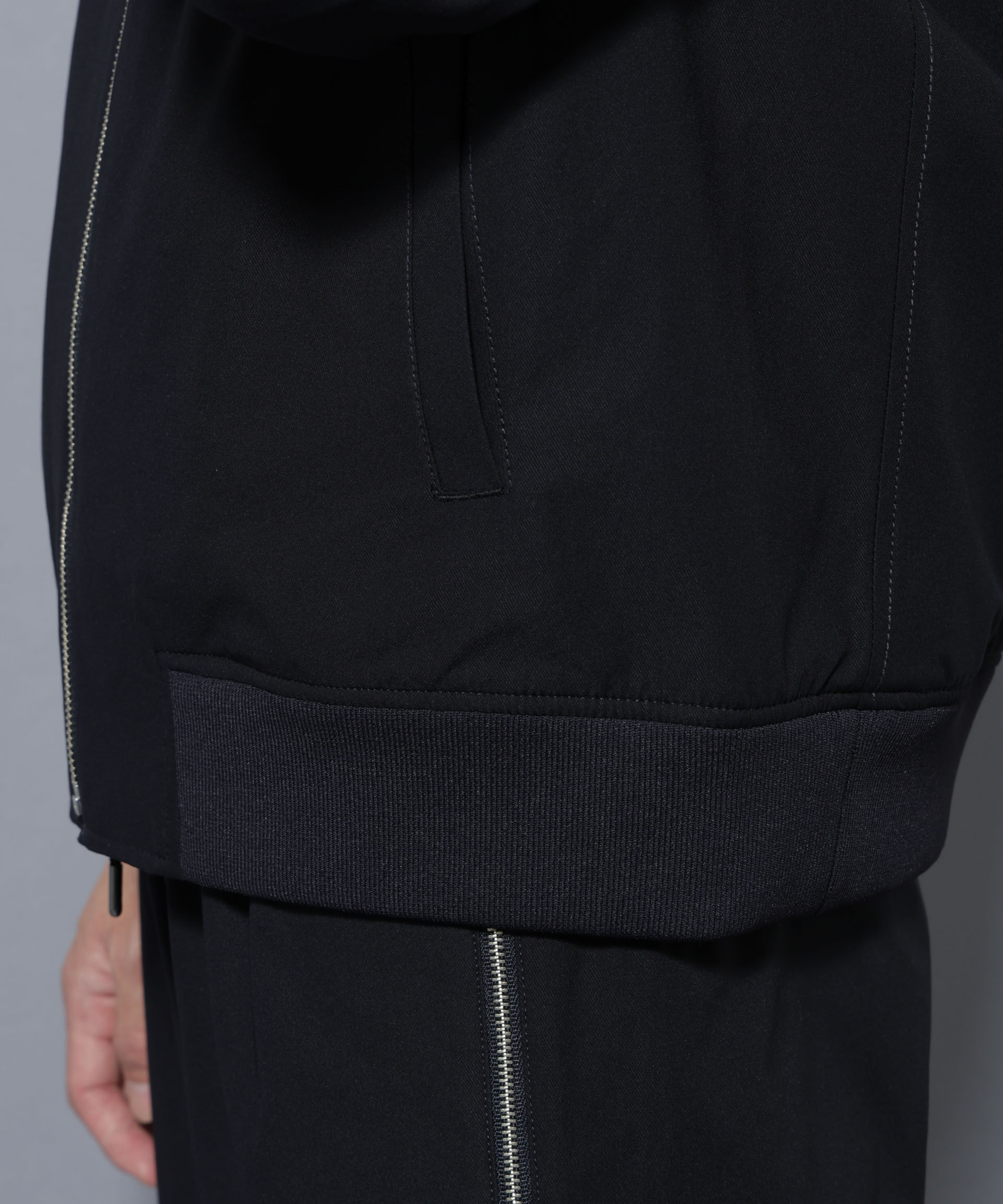 nano･universe「「N BASIC」TEXBRID(R)ツイルMA-1/撥水(セットアップ可)」|ブルゾン・スタジャン|