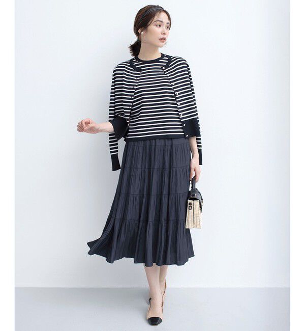 組曲「【UVケア・接触冷感】MINA ニットカーディガン」|カーディガン|