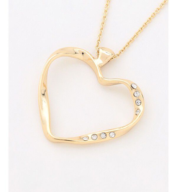 組曲「ツイストハートフープペンダント」|ネックレス|