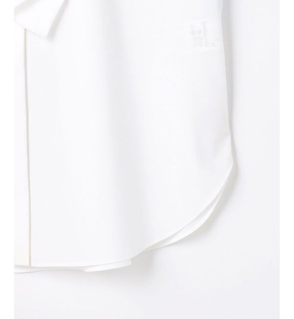 組曲「【KUMIKYOKU NAVY】コットンタッチシャーティングラッフルフレア ブラウス」|シャツ・ブラウス|