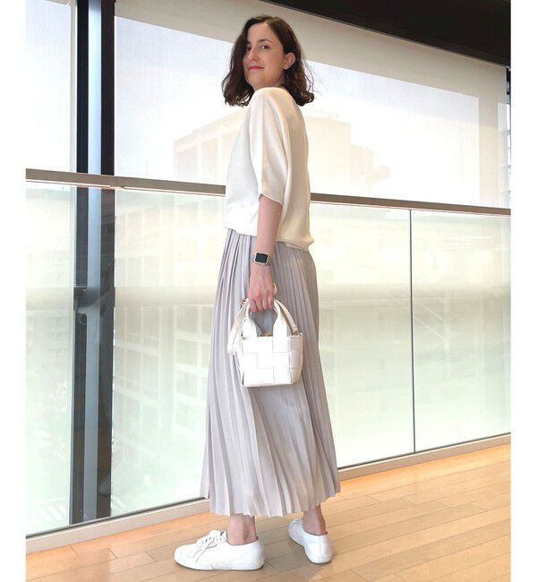 自由区「バックサテンアムンゼン プリーツスカート」|スカート|