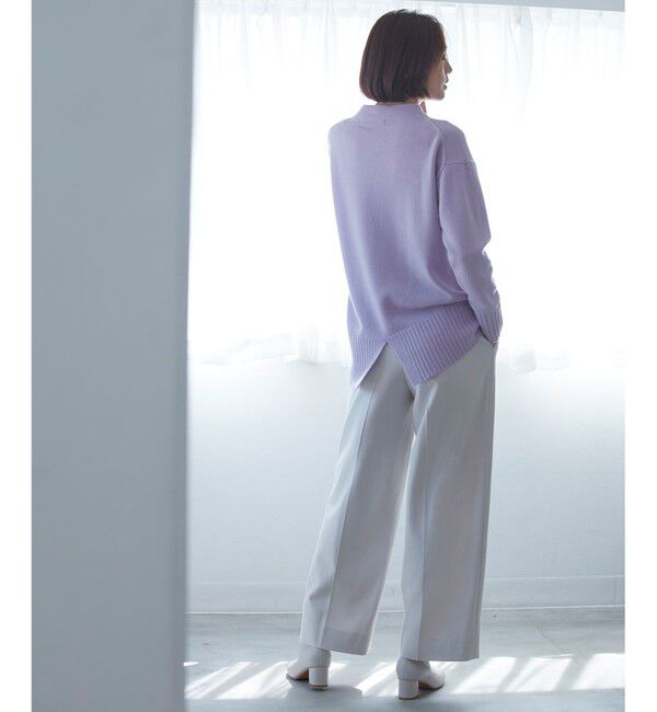 自由区「【裏起毛/撥水加工】TRギャバ ワイドクロップドパンツ」|その他|