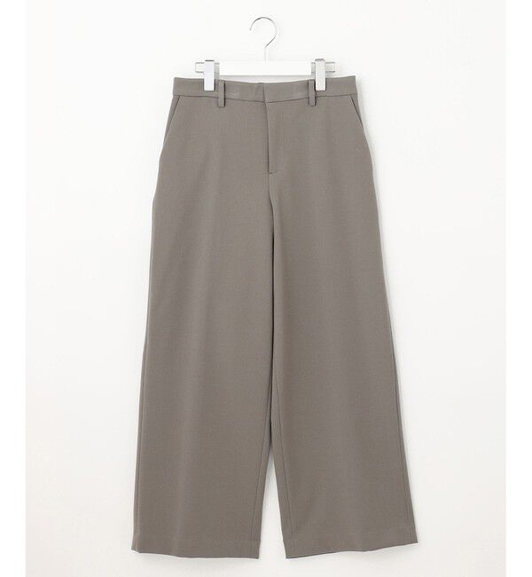 自由区「【裏起毛/撥水加工】TRギャバ ワイドクロップドパンツ」|その他|