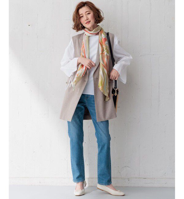 23区「【Oggi4月号掲載/洗える】CANCLINI デザインスリーブ ブラウス」|シャツ・ブラウス|