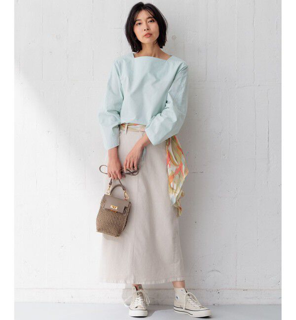 23区「【Oggi4月号掲載/洗える】CANCLINI デザインスリーブ ブラウス」|シャツ・ブラウス|