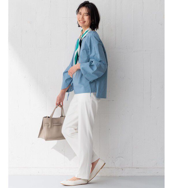 23区「【Oggi4月号掲載/洗える】CANCLINI デザインスリーブ ブラウス」|シャツ・ブラウス|