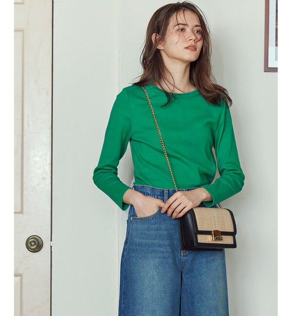 23区「【SLOW/一部店舗限定】ミドルフライスジャージー 長袖カットソー」|Tシャツ・カットソー|ｸﾞﾗｽｸﾞ