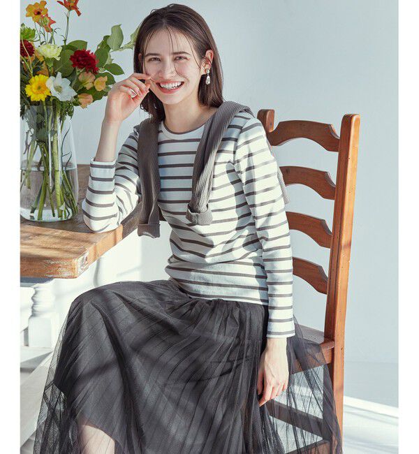 23区「【SLOW/一部店舗限定】ミドルフライスジャージー 長袖カットソー」|Tシャツ・カットソー|