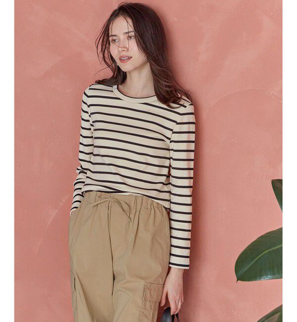 23区「【SLOW/一部店舗限定】ミドルフライスジャージー 長袖カットソー」|Tシャツ・カットソー|ｱｲﾎﾞﾘｰx