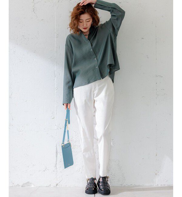 23区「【接触冷感/速乾】シアータンブラー シャツ」|シャツ・ブラウス|