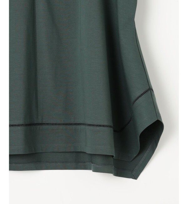 23区「【洗える】ラダーレースジャージー カットソー」|Tシャツ・カットソー|