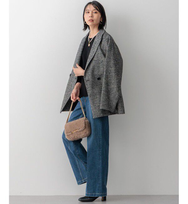 23区「【RED CARD TOKYO&times;23区】デニム ワイドパンツ」|デニム|