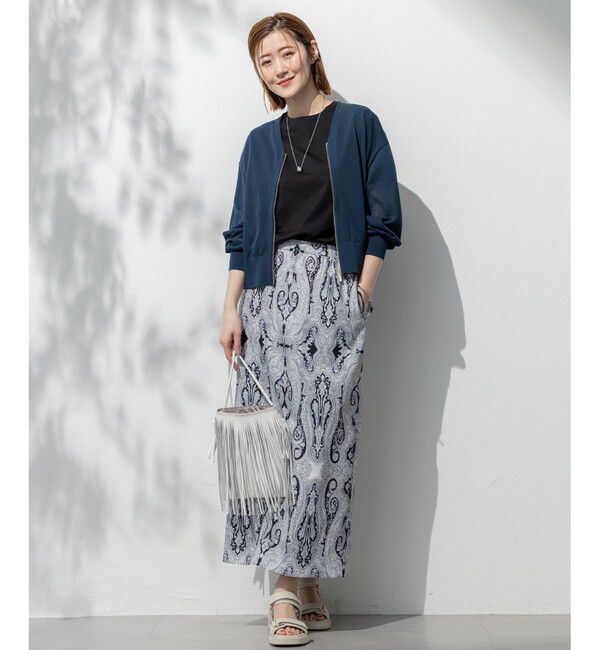 23区「メタル ドロップ ネックレス」|ネックレス|