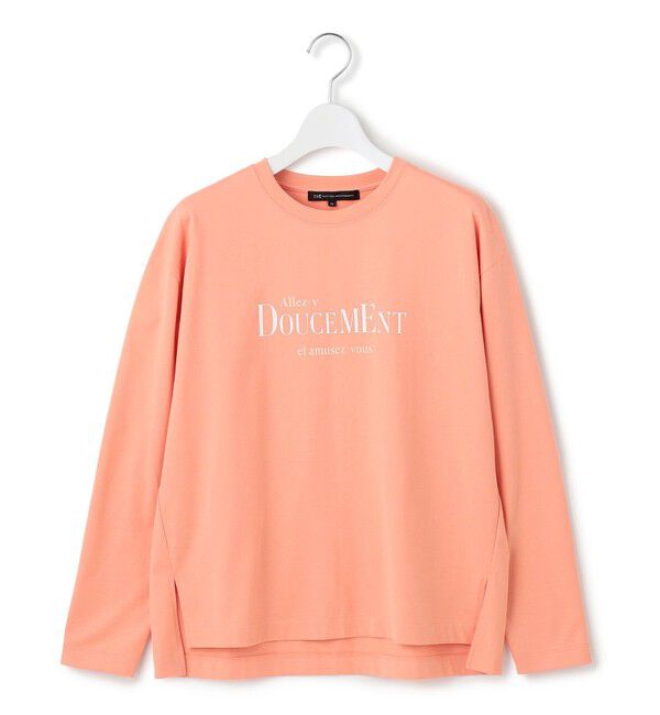 23区「【洗える】ロゴプリント コットン Tシャツ」|Tシャツ・カットソー|