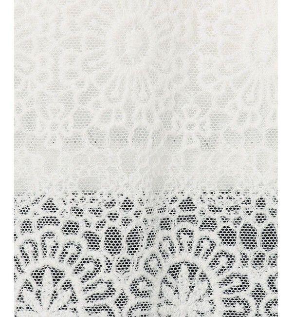 any SiS「【洗える】レースコンビバックサテン ワンピース」|ワンピース|