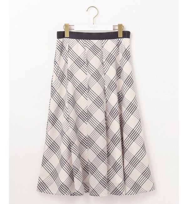 any SiS「【洗える】ツートーンシアーチェック スカート」|スカート|
