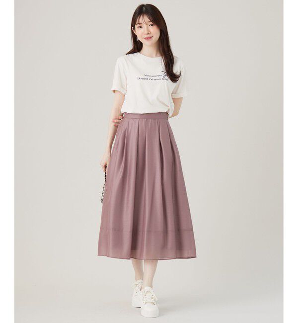 ANY SIS「ロゴ刺繍 Tシャツ」|Tシャツ・カットソー|