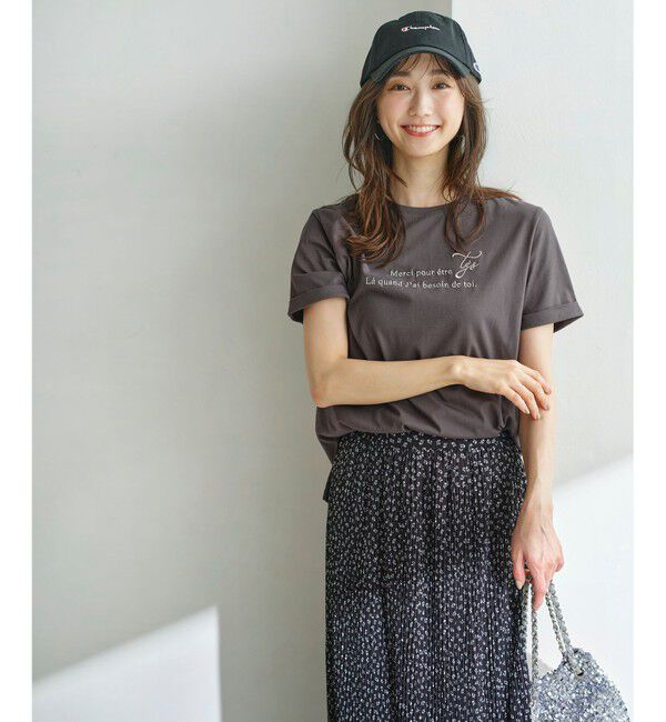 ANY SIS「ロゴ刺繍 Tシャツ」|Tシャツ・カットソー|