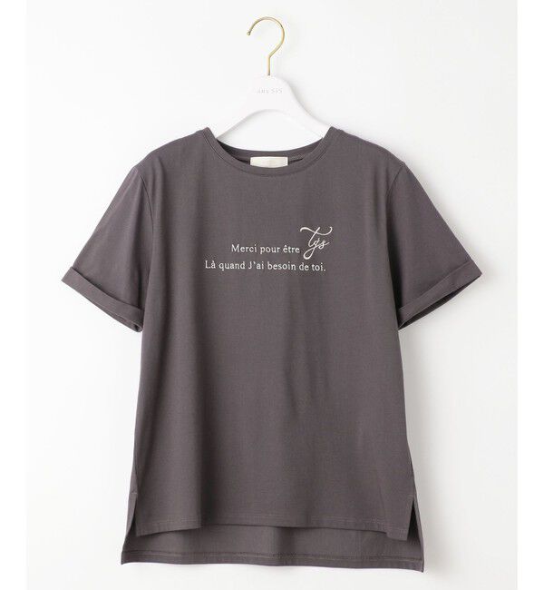 ANY SIS「ロゴ刺繍 Tシャツ」|Tシャツ・カットソー|