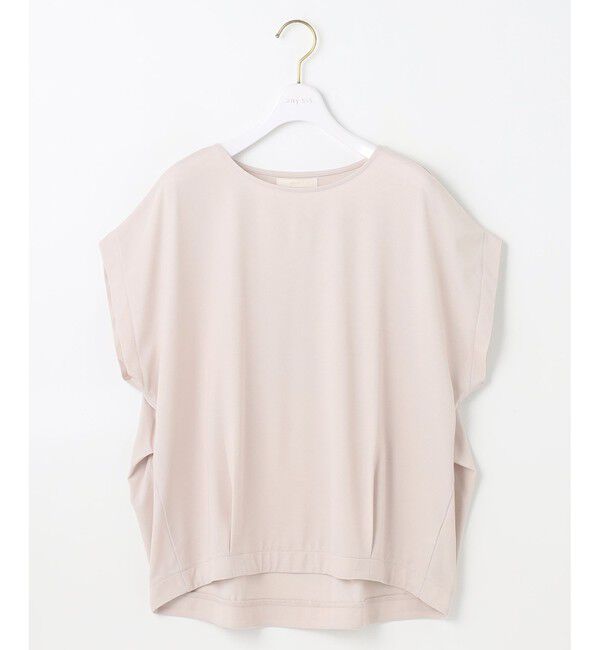 ANY SIS「【接触冷感・UVカット・洗える】ハイストレッチスムースフレンチスリーブ カットソー」|Tシャツ・カットソー|