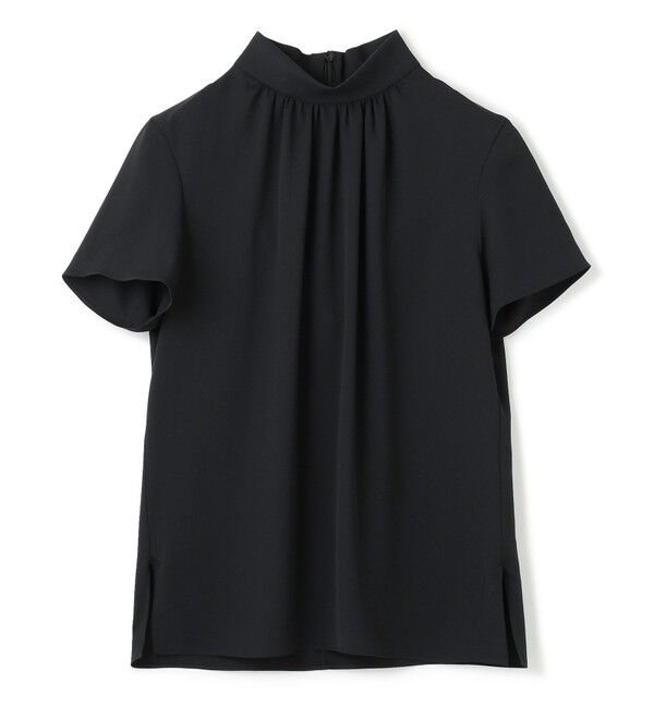 BEIGE,「EVA / ハイネックハーフスリーブブラウス」|シャツ・ブラウス|