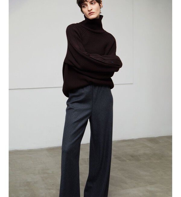 BEIGE,「【25AWより価格変更&rArr;社販へ】MONTAIGNE / ウエストゴムウールワイドパンツ」|その他|