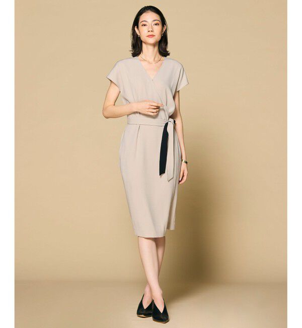 BEIGE,「CINDY / ラップワンピース」|ワンピース|