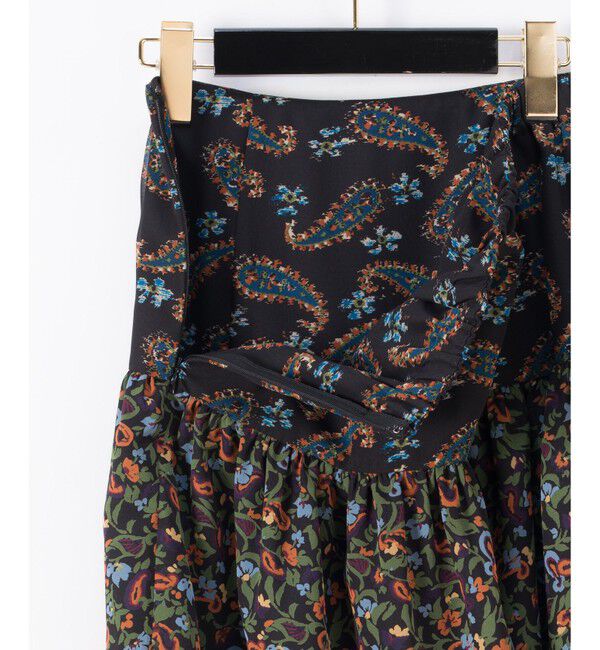 GRACE CONTINENTAL「ペイズリーコンビスカート」|スカート|