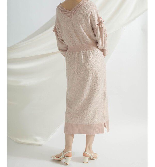 GRACE CONTINENTAL「レーシーニットワンピース」|ワンピース|