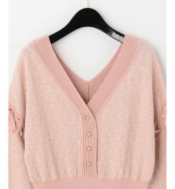 GRACE CONTINENTAL「レーシーニットワンピース」|ワンピース|