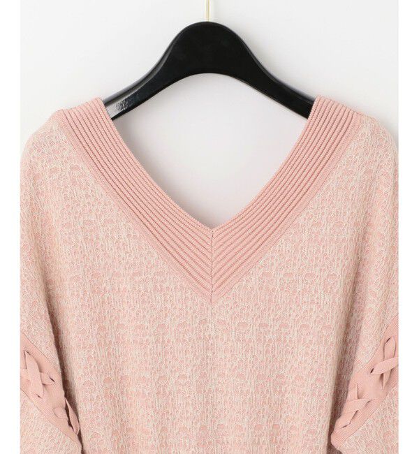 GRACE CONTINENTAL「レーシーニットワンピース」|ワンピース|