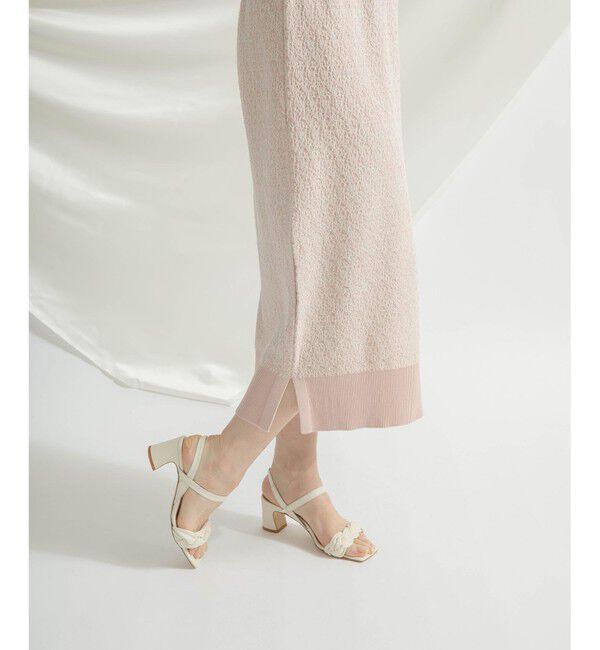 GRACE CONTINENTAL「レーシーニットワンピース」|ワンピース|