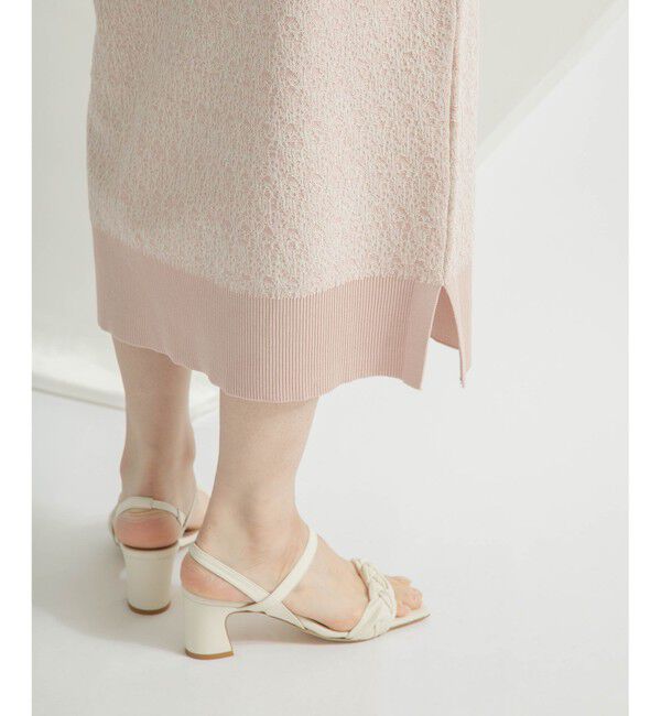 GRACE CONTINENTAL「レーシーニットワンピース」|ワンピース|