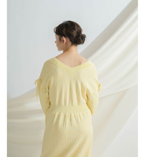 GRACE CONTINENTAL「レーシーニットワンピース」|ワンピース|