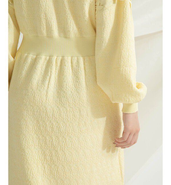 GRACE CONTINENTAL「レーシーニットワンピース」|ワンピース|