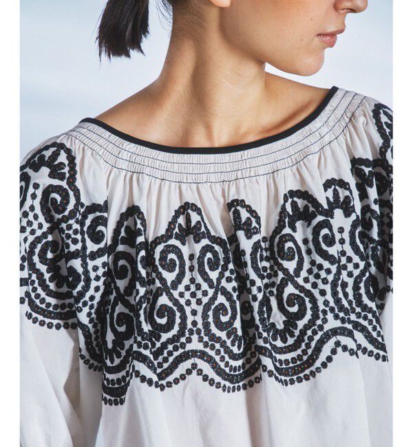  「ステッチギャザートップ」|シャツ・ブラウス|