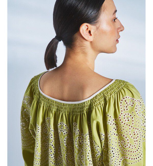  「ステッチギャザートップ」|シャツ・ブラウス|