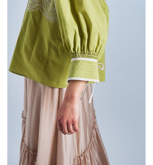  「ステッチギャザートップ」|シャツ・ブラウス|