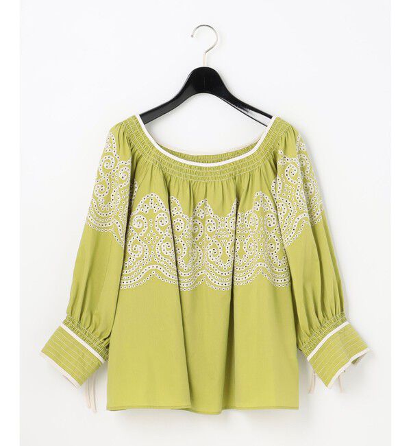  「ステッチギャザートップ」|シャツ・ブラウス|