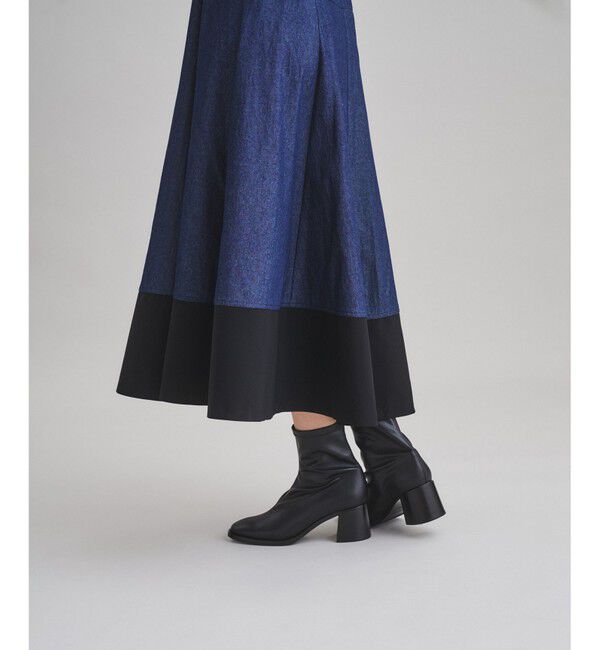  「ボリュームフレアシャツワンピース」|ワンピース|