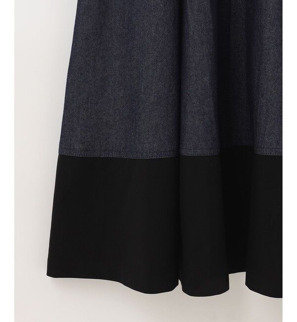  「ボリュームフレアシャツワンピース」|ワンピース|