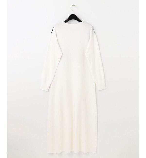  「フラワーレースニットワンピース」|ワンピース|