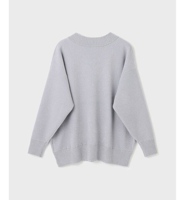 GRACE CONTINENTAL「ラメVネックニットトップ」|ニット・セーター|