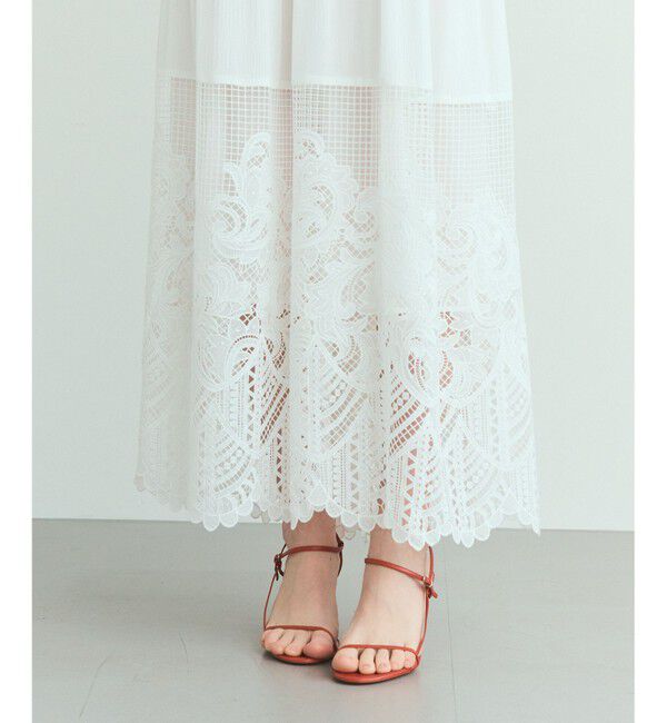 Grace Class「ラッフルレース切替マキシ」|ワンピース|