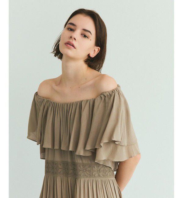 Grace Class「ラッフルレース切替マキシ」|ワンピース|