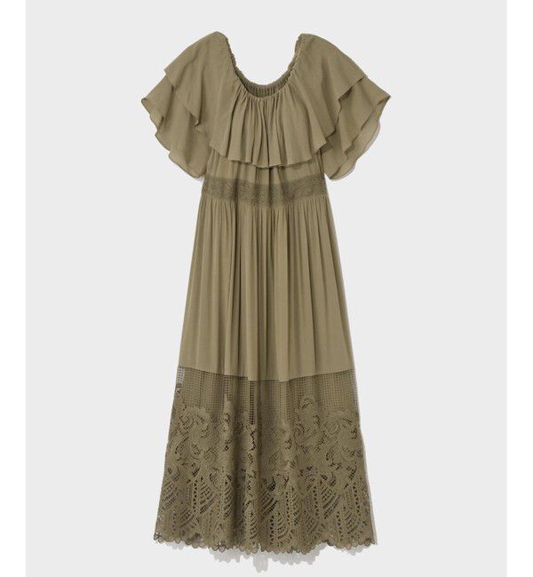 Grace Class「ラッフルレース切替マキシ」|ワンピース|