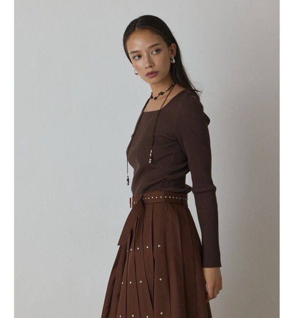 Diagram「ハイゲージリブニットトップ」|ニット・セーター|