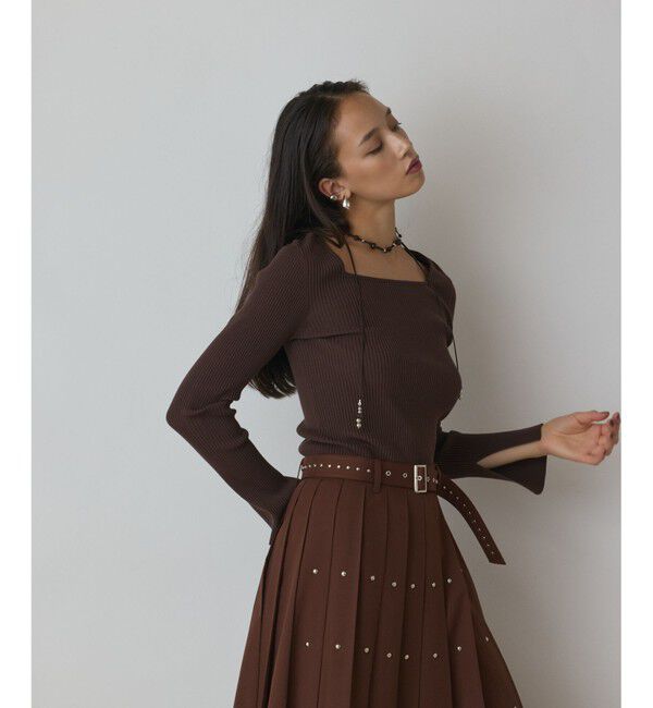 Diagram「ハイゲージリブニットトップ」|ニット・セーター|